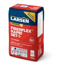 Larsen Pro Flexible Rapid Set Floor & Wall Adhesive - WHITE - 20kg